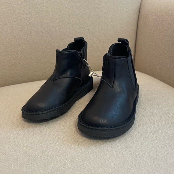 NWT Zara Kids Leather Boots - Picture 5 of 11